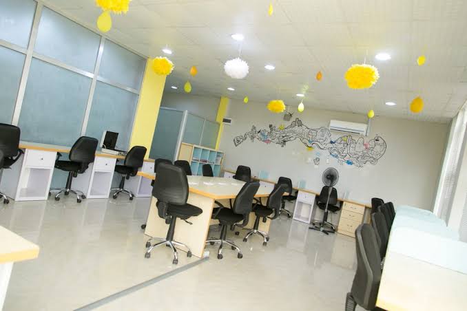 Workstation with modern equipment