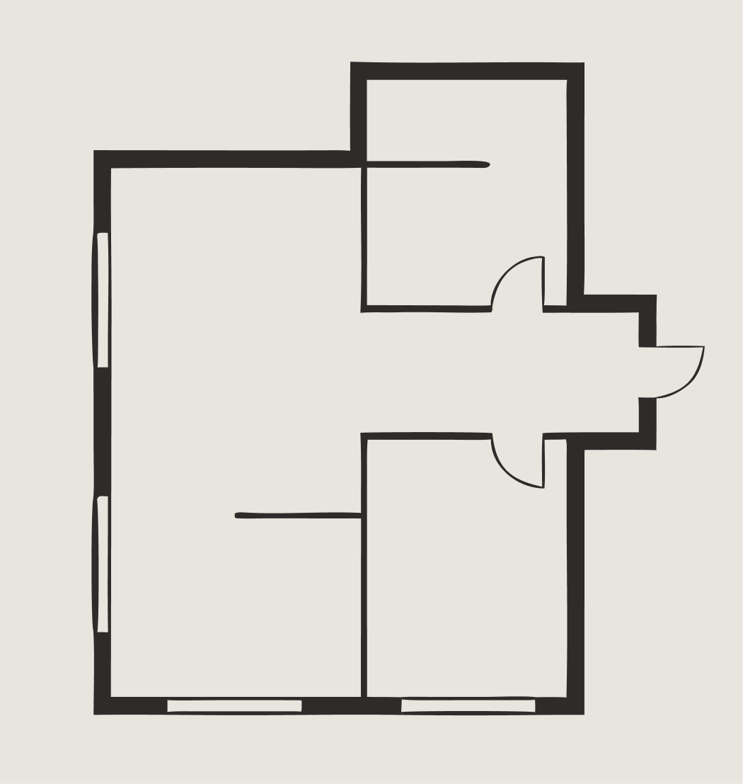 Studio floor plan at Dream Garden Estate